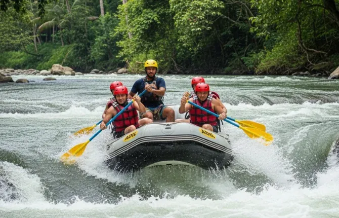 Rafting adventure in Ubud Bali
